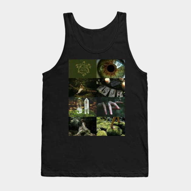 green forest collage Tank Top by felixsshop